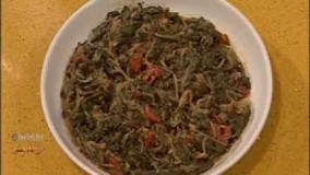 آشپزی مدرن-سمبوسه اسفناج با سالاد هندی