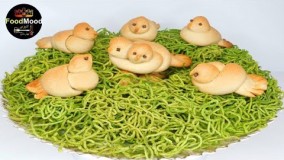 آشپزی -غذای لذیذ با اسفناج