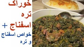 آشپزی مدرن-خوراک تره اسفناج