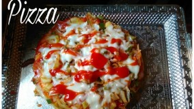 آشپزی مدرن-تهیه پیتزای خانگی بدون فر