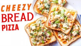 آشپزی مدرن-تهیه پیتزای خوشمزه بدون فر