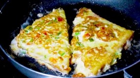 آشپزی مدرن-ایده های صبحانه-تخم مرغ و پنیر