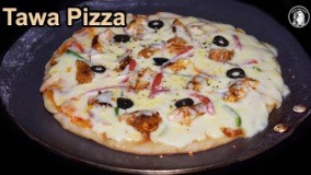 آشپزی مدرن-تهیه پیتزای خانگی در تابه