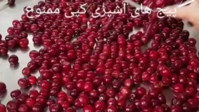 تهیه ی آلبالو خشکه خانگی