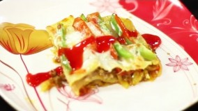 آشپزی مدرن - لازانیه گوشت و سبزی