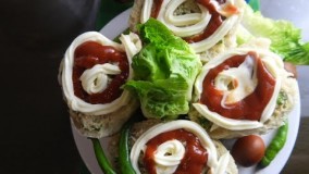 آشپزی آسان-طرز آماده کردن ساندویچ اسان صبحانه