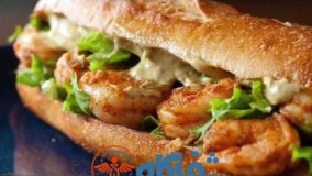 آشپزی آسان - ساندویچ میگو و ذرت