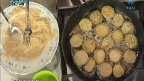 آشپزی ایرانی-مرغ بادمجان با پنیر تنوری