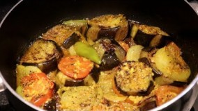 آشپزی ایرانی-تهیه خوراک بادمجان