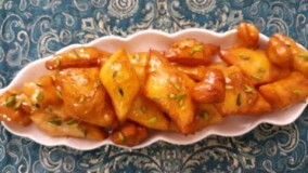 شیرینی رمضان-تهیه گوش فیل به روش جواد جوادی