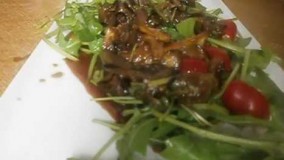 آشپزی ایرانی-بادمجان روی قاصدی ، یک غذای خامگیاهخواری ...