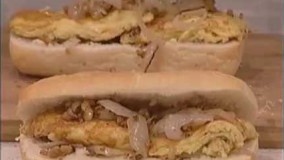 آشپزی آسان-ساندویچ تخم مرغ و گردو