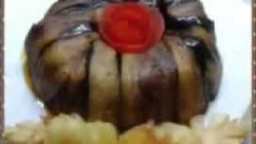 آشپزی ایرانی-طرز تهیه کیک بادمجان 