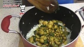 آشپزی -آموزش یه پلو مخلوط خوشمزه سالم با قارچ مخصوص مهمونی 