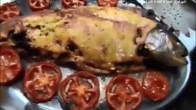 آشپزی ایرانی-ماهی شکم پر