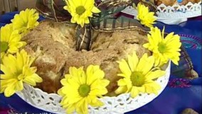 شیرینی پزی-نان دارچین و گردو خانم کامیار