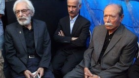 سخنرانی امین تارخ علی نصیریان جمشید مشایخی در مراسم تشییع داوود رشیدی 