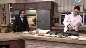 آشپزی ایرانی-تهیه مرغ گریل شده به همراه سبزیجات