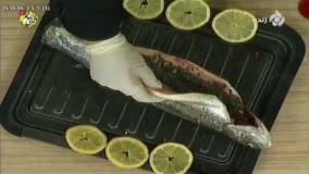 آشپزی ایرانی- تهیه ماهی شکم پر 