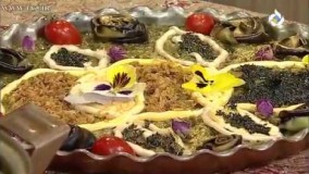 آشپزی ایرانی-آموزش تهیه آش بادمجان کرمانشاهی