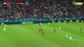 امید ابراهیمی در بازی ایران و اسپانیا چه می کنه