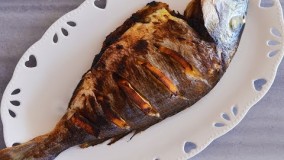 آشپزی ایرانی- تهیه ماهی شکم پر خوشمزه و طریقه صحیح از بین بردن کامل بوی زخم ماهی