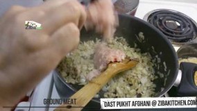 آشپزی ایرانی-  گوشت برای  منتو