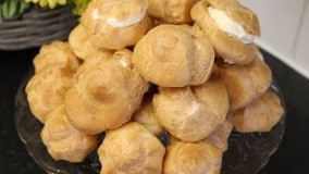 شیرینی پزی-نان خامه ای دستور شماره 1 ، شیرینی نان خامه ای از الف تا ی