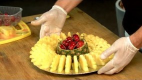 تزیین میوه-تهیه ظرف میوه زیبا