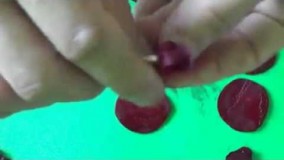 تزیین غذا-، تزیین لبو( میوه)شکل گل محمدی