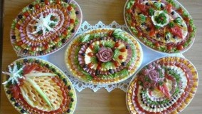 تزیین غذا-تزیین غذا به روش های مختلف