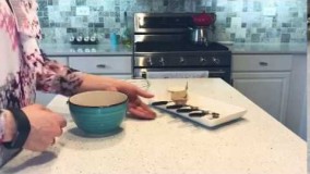 تهیه دسر-موس شکلات پروتئینی در ۳۰ ثانیه.