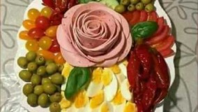 تزیین غذا-ایده های جدید تزیین سالاد