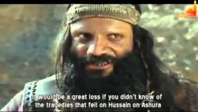 لحظه شهادت حضرت علی اصغر ع طفل شش ماهه .کشته شدن حرمله به دست مختار صقفی  پهلوان