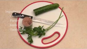 تزیین غذا-تزیین سالاد مهمانی