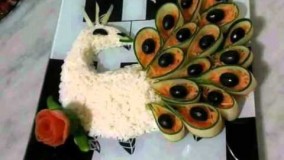 تزیین غذا-تزیین بسیار زیبا و خلاق