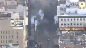 انفجار لوله‌های زیرزمینی بخار در نیویورک