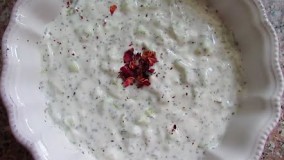 آشپزی ایرانی- ماست و خیار