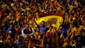 جام ملتهای اروپا: شادی و جشن در اسپانیا، غم واندوه در...