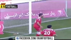 گلهای بازی پرسپولیس و فولاد - هفته هفدهم لیگ برتر ایران