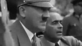 هیتلر، لنی ریفنشتال و جسی اونز - مسابقات المپیک تابستان ۱۹۳۶