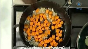 آموزش آشپزی-پلوی کدو حلوایی