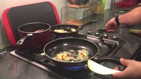 آشپزی مدرن-بلدرچين دو اتيشه