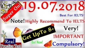 IELTS LISTENING PRACTICE TEST 2018 WITH ANSWERS | 19.07.2018
