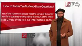 IELTS Reading   YES,NO,NotGiven by ZTC  دوره های آموزشی آیلتس