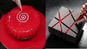 کیک پزی-تزیین کیک براق-زیبا و خاص