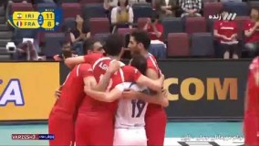 خلاصه والیبال ایران 3   فرانسه 2 کسب اولین مدال جهانی