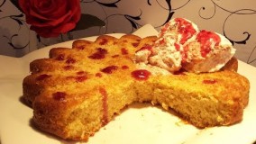 کیک پزی-کیک ذرت لذیذ