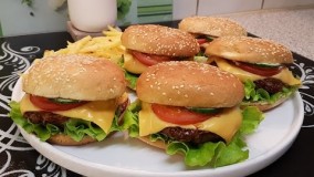 آشپزی آسان-تهیه بیف برگر لذیذ