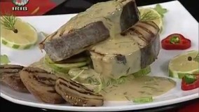 آشپزی آسان-استیک شیرماهی با سس خردل و شوید